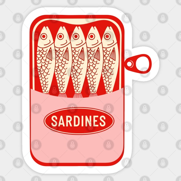 Sardine Can Fun Sticker by enrynz